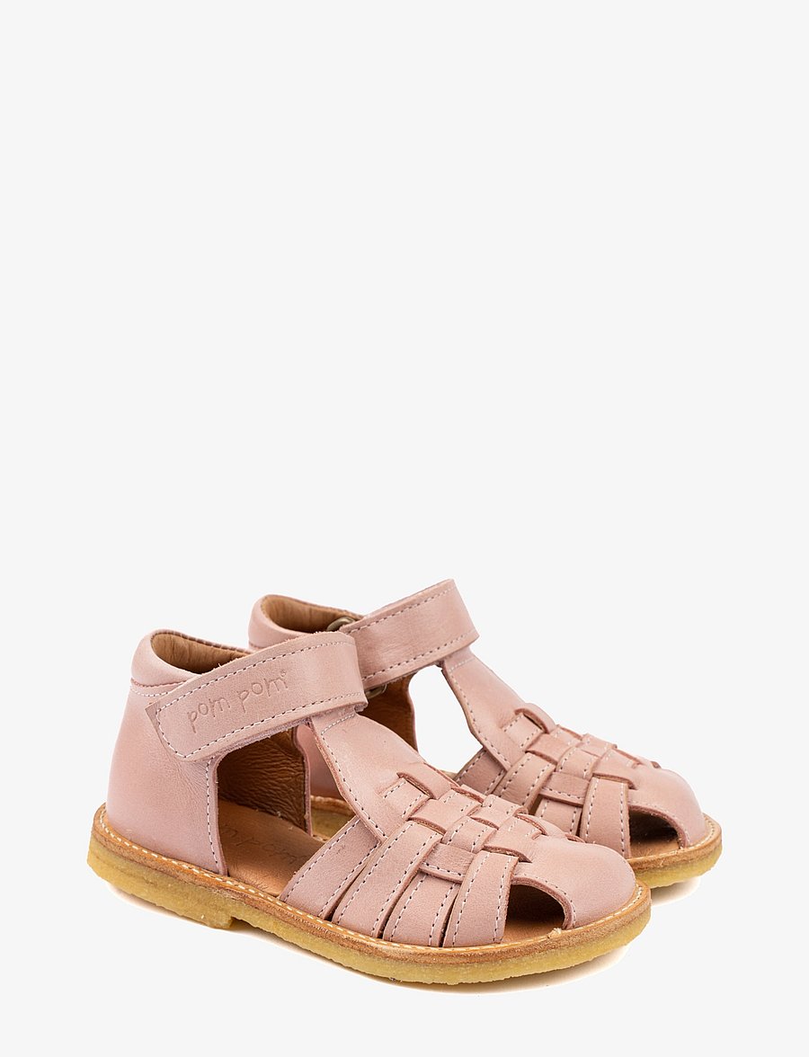 Pom Pom - Classic Rub Sole Closed Braid Sanda - sandaalid - old rose - 0