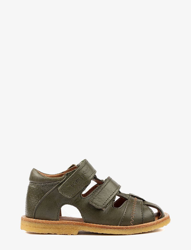 Pom Pom - Classic Rub Sole Closed Two Velcro - sandaalid - army green - 1