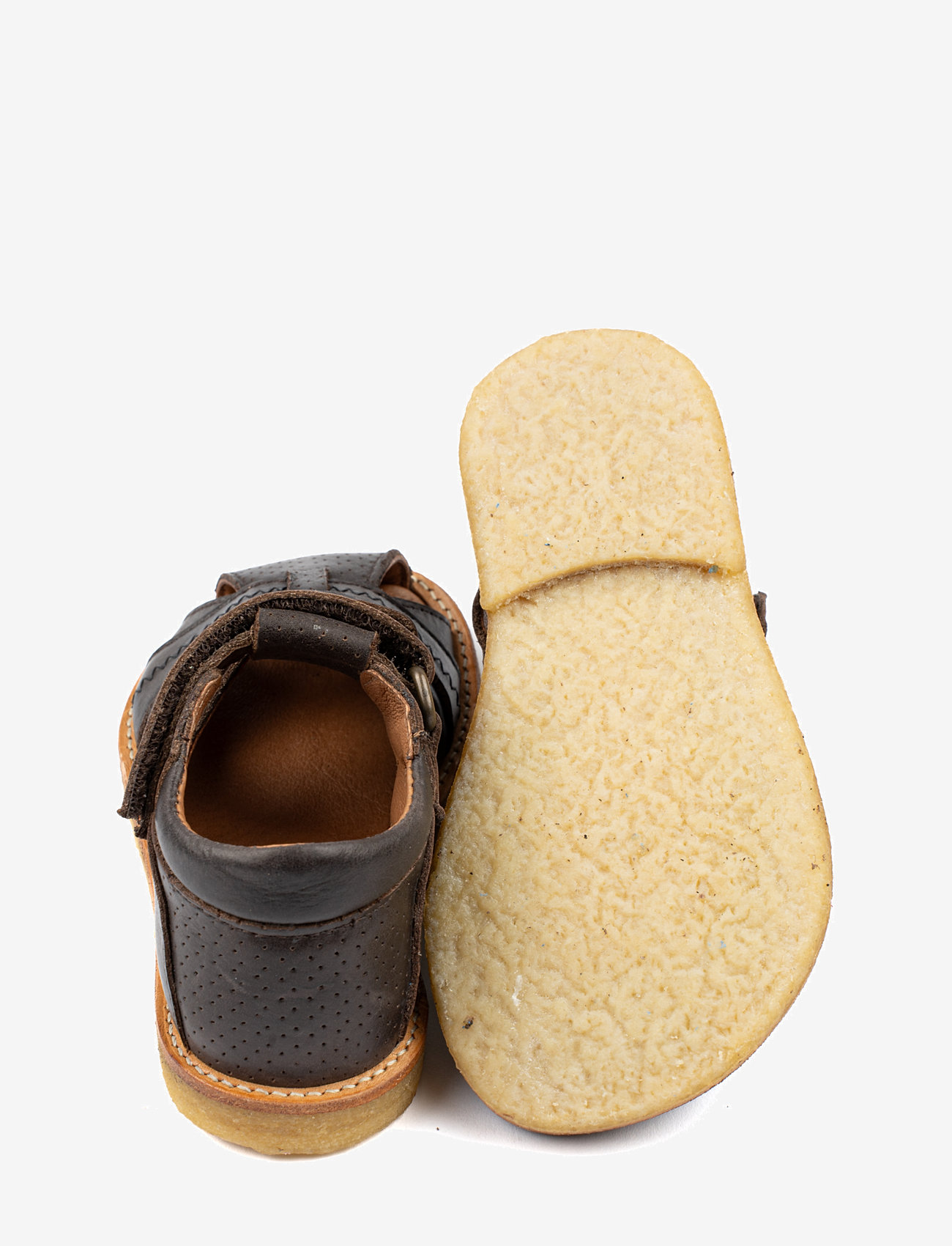 Pom Pom - Classic Rub Sole Closed Two Velcro - sandaler - brown - 3