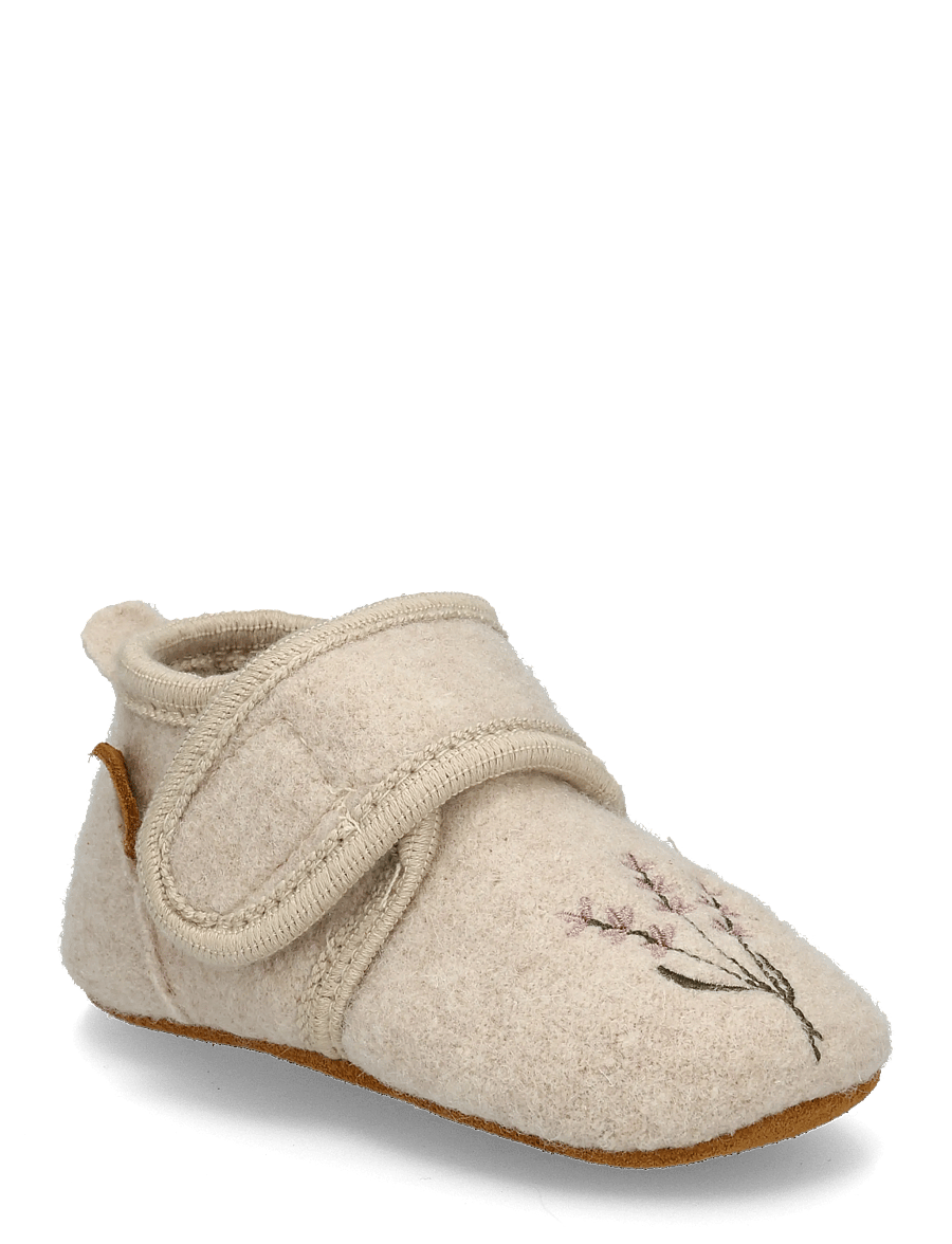 Pom Pom - Beginners Wool Embroidery - baby-schuhe - off white - 0