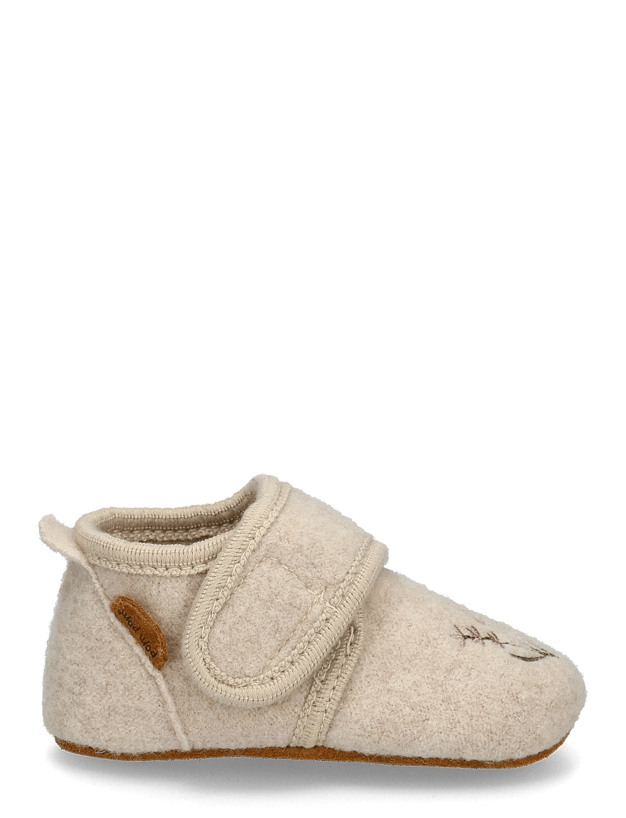 Pom Pom - Beginners Wool Embroidery - baby-schuhe - off white - 2