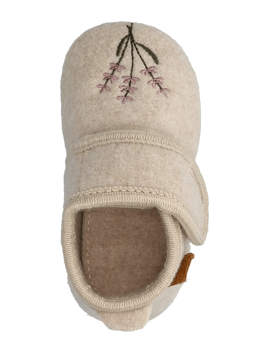 Pom Pom - Beginners Wool Embroidery - baby-schuhe - off white - 3
