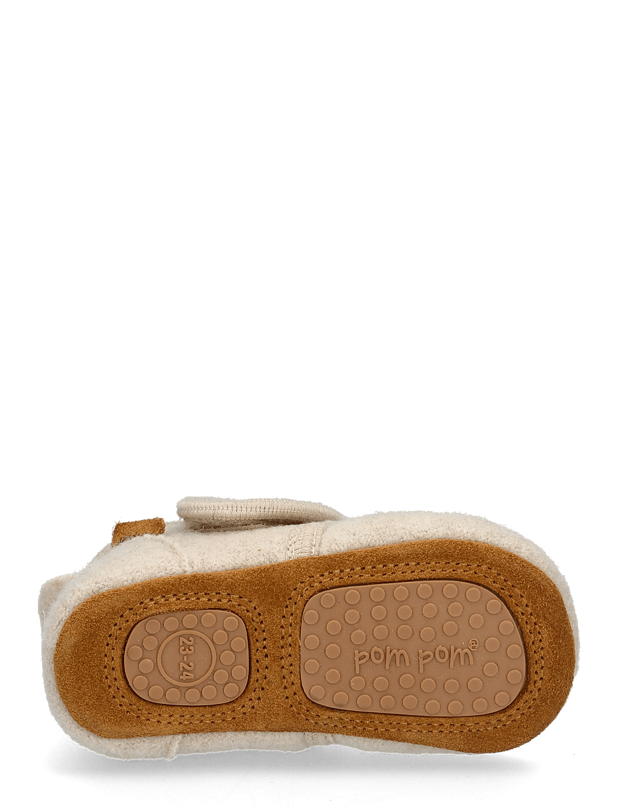 Pom Pom - Beginners Wool Embroidery - baby-schuhe - off white - 4