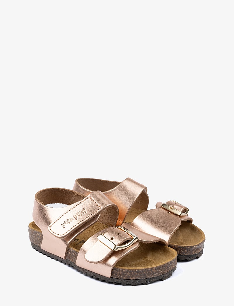 Pom Pom - Bio Velcro Sandal - sandalen - metal rose - 0