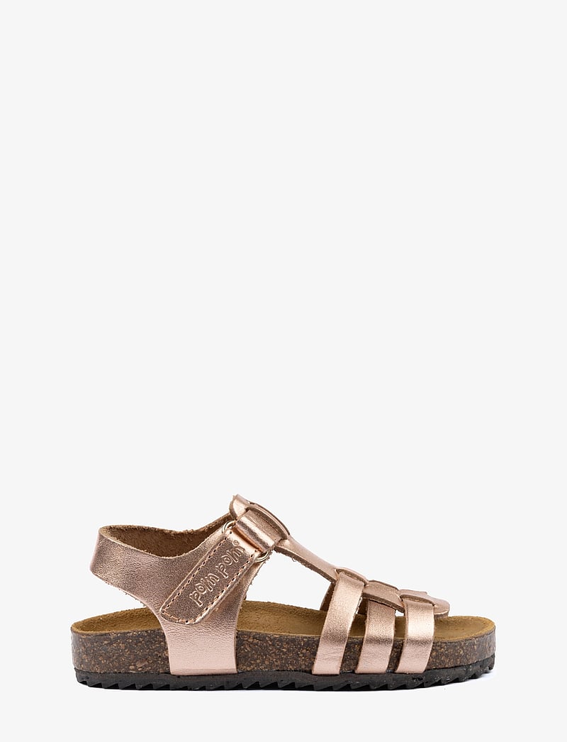 Pom Pom - Bio Velcro Braid Sandal - sandalen - metal rose mix - 2