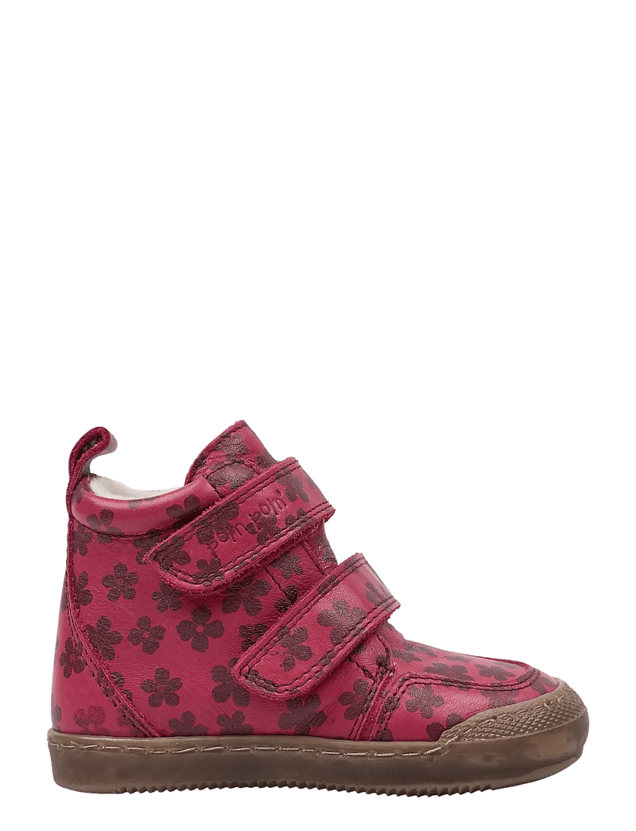 Pom Pom - PMPru Sneaker Wool Boot AOP - høje sneakers - chrysanthemum flower aop - 1