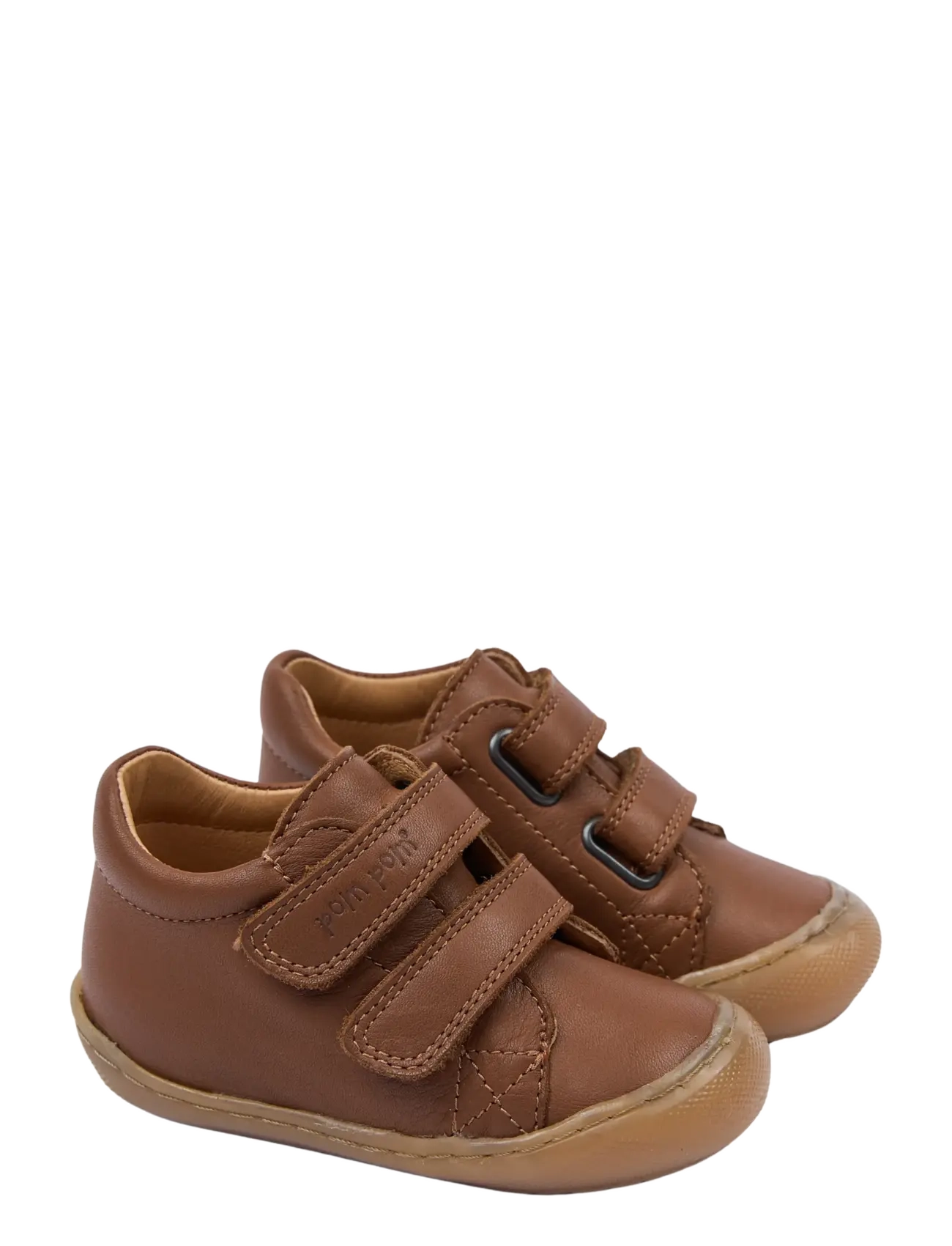 Pom Pom PMPax Baby Shoe - Hoher Schnitt - DARK CAMEL / brown