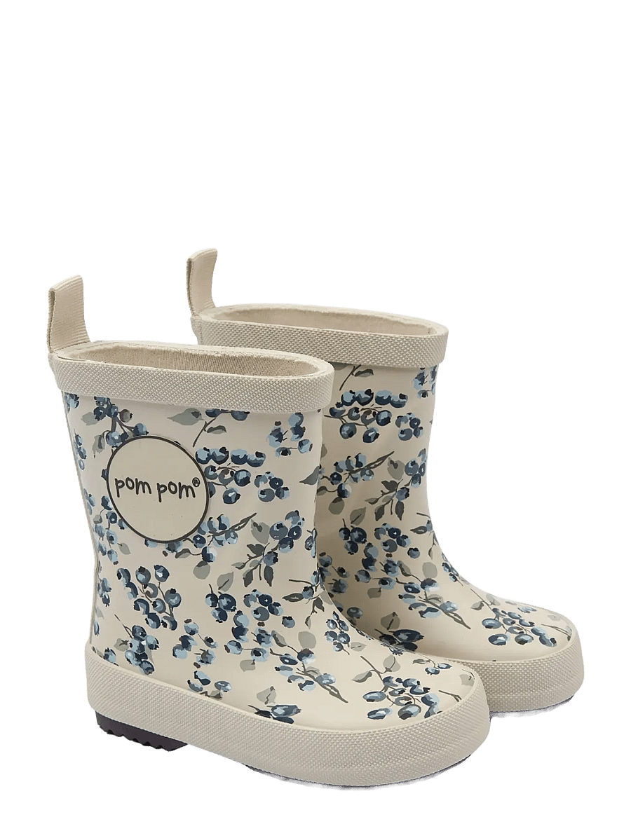 Pom Pom - PMBliss Gumboots AOP - fog blueberry aop - 0