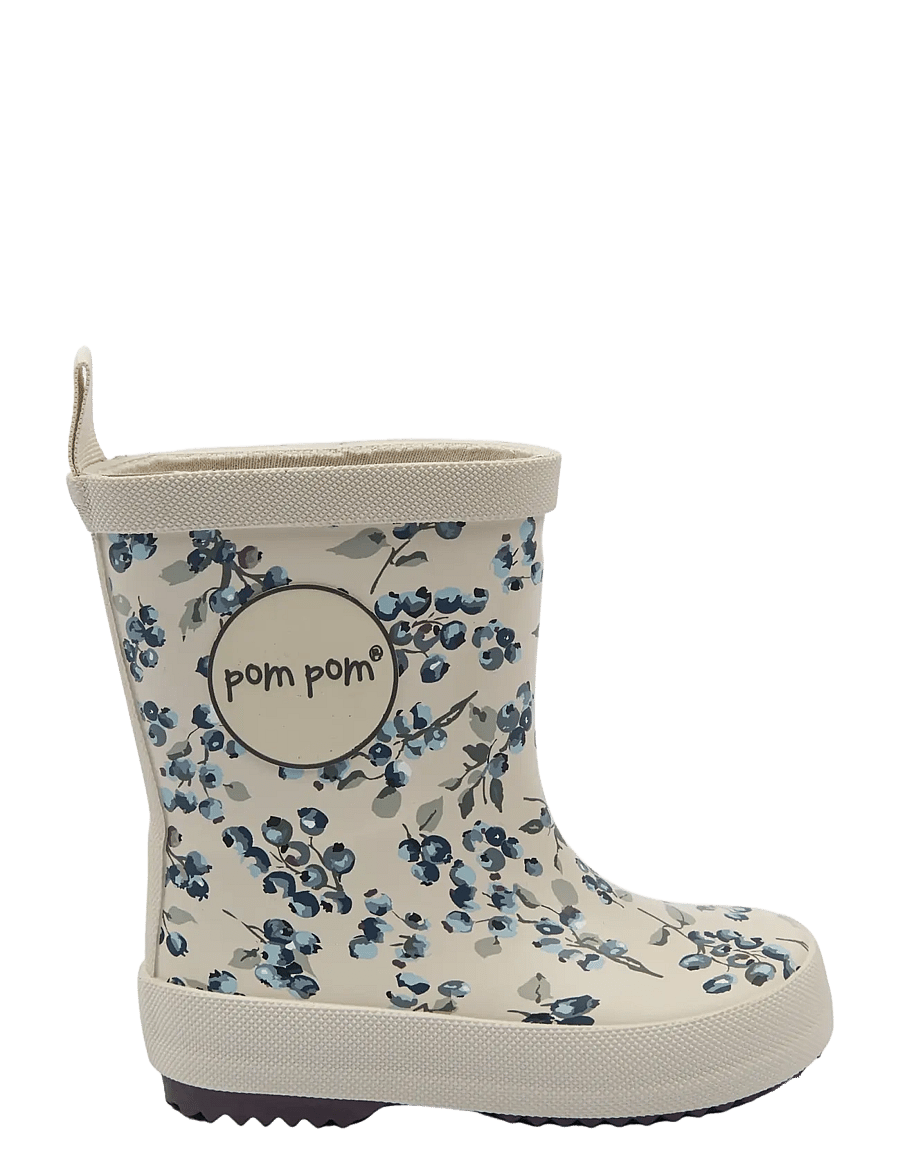 Pom Pom - PMBliss Gumboots AOP - fog blueberry aop - 1