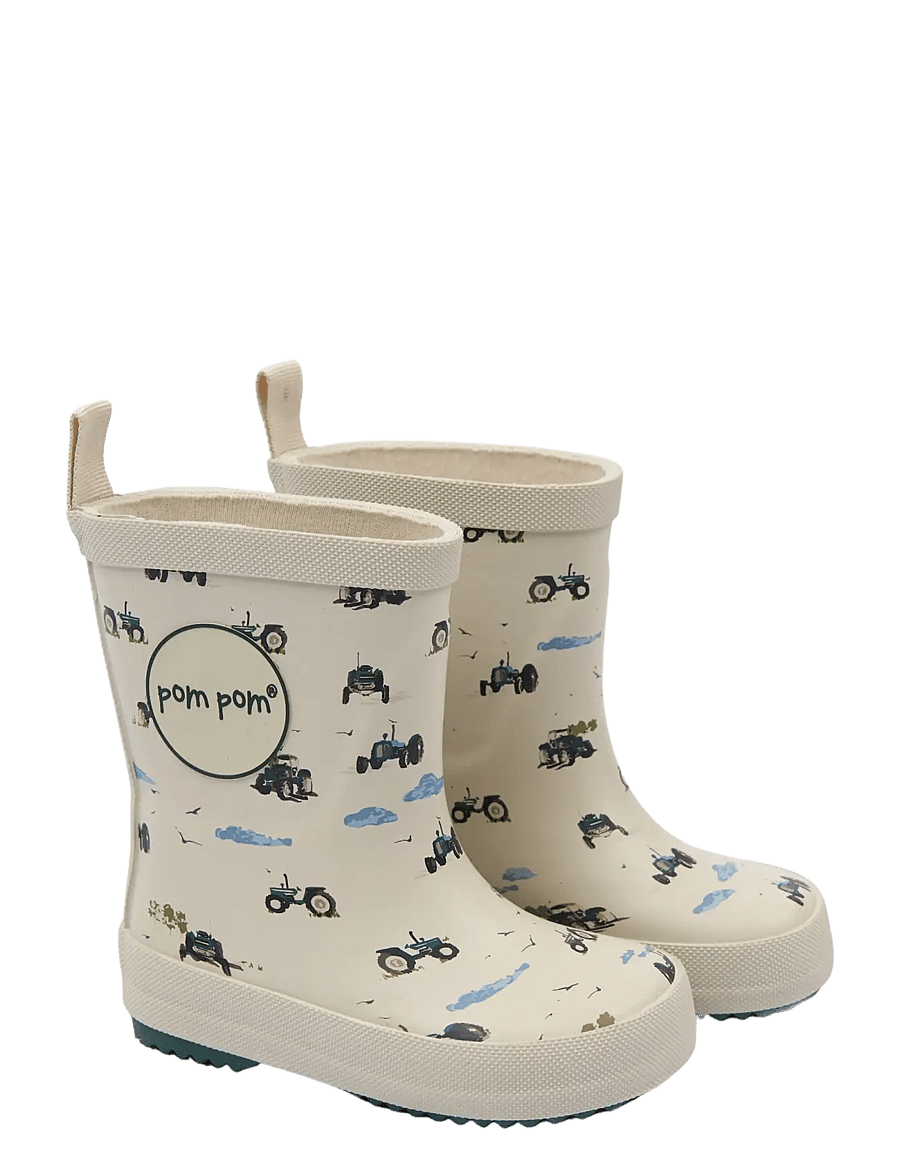 Pom Pom - PMBliss Gumboots AOP - fog tractor aop - 1