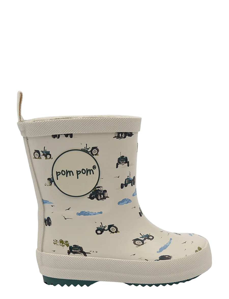 Pom Pom - PMBliss Gumboots AOP - fog tractor aop - 2