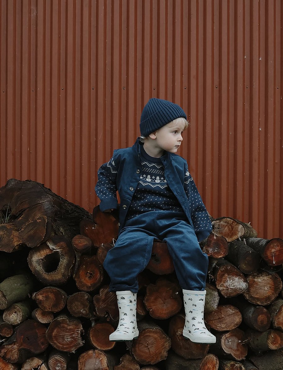 Pom Pom - PMBliss Gumboots AOP - fog tractor aop - 0