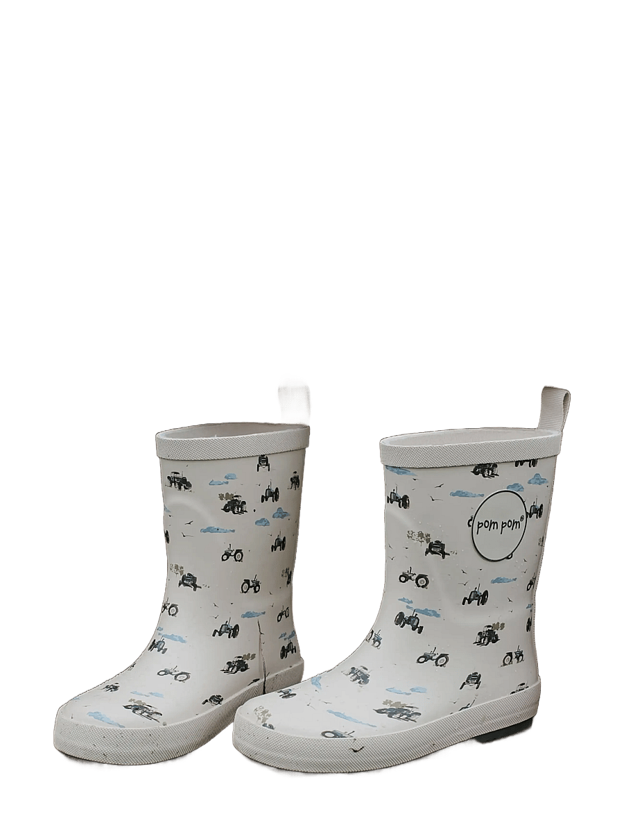 Pom Pom - PMBliss Gumboots AOP - fog tractor aop - 3