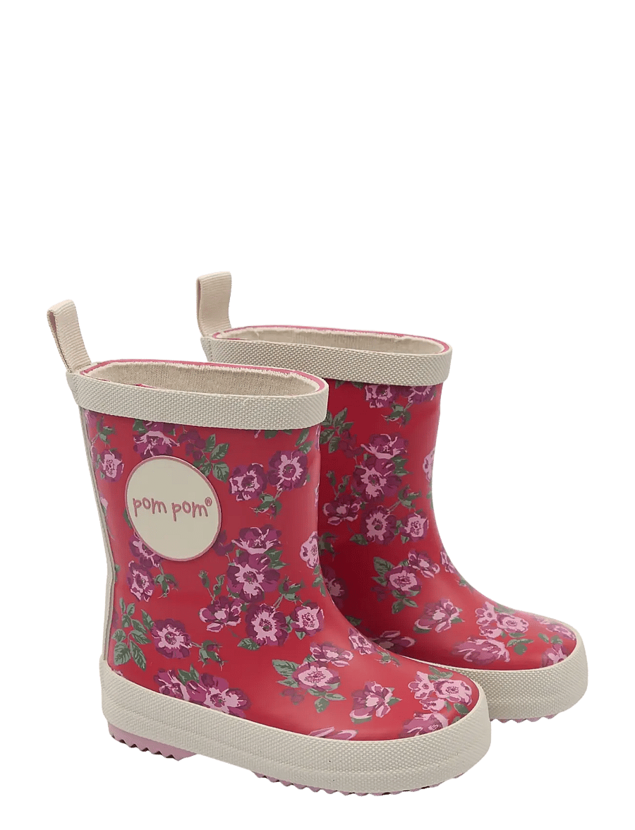 Pom Pom - PMBliss Gumboots AOP - ungefütterte gummistiefel - haute red rosehip aop - 1