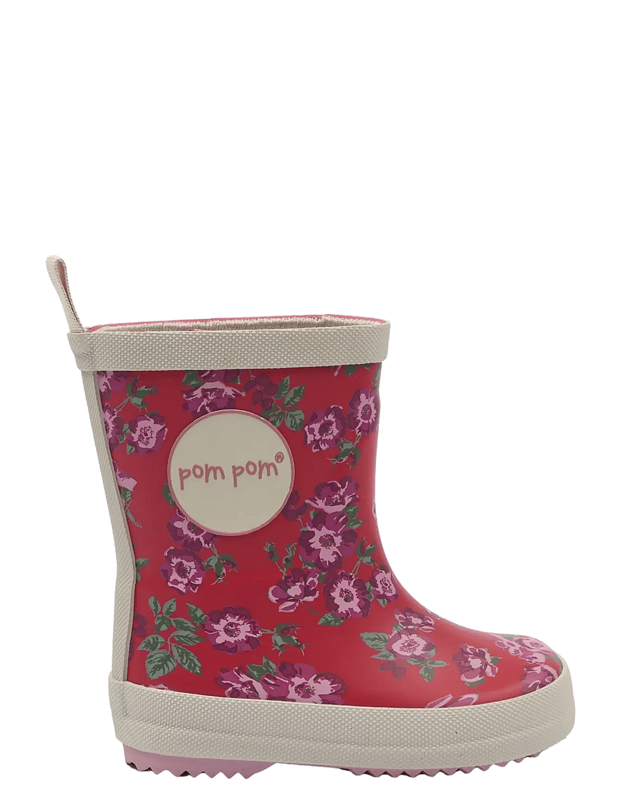 Pom Pom - PMBliss Gumboots AOP - ungefütterte gummistiefel - haute red rosehip aop - 2