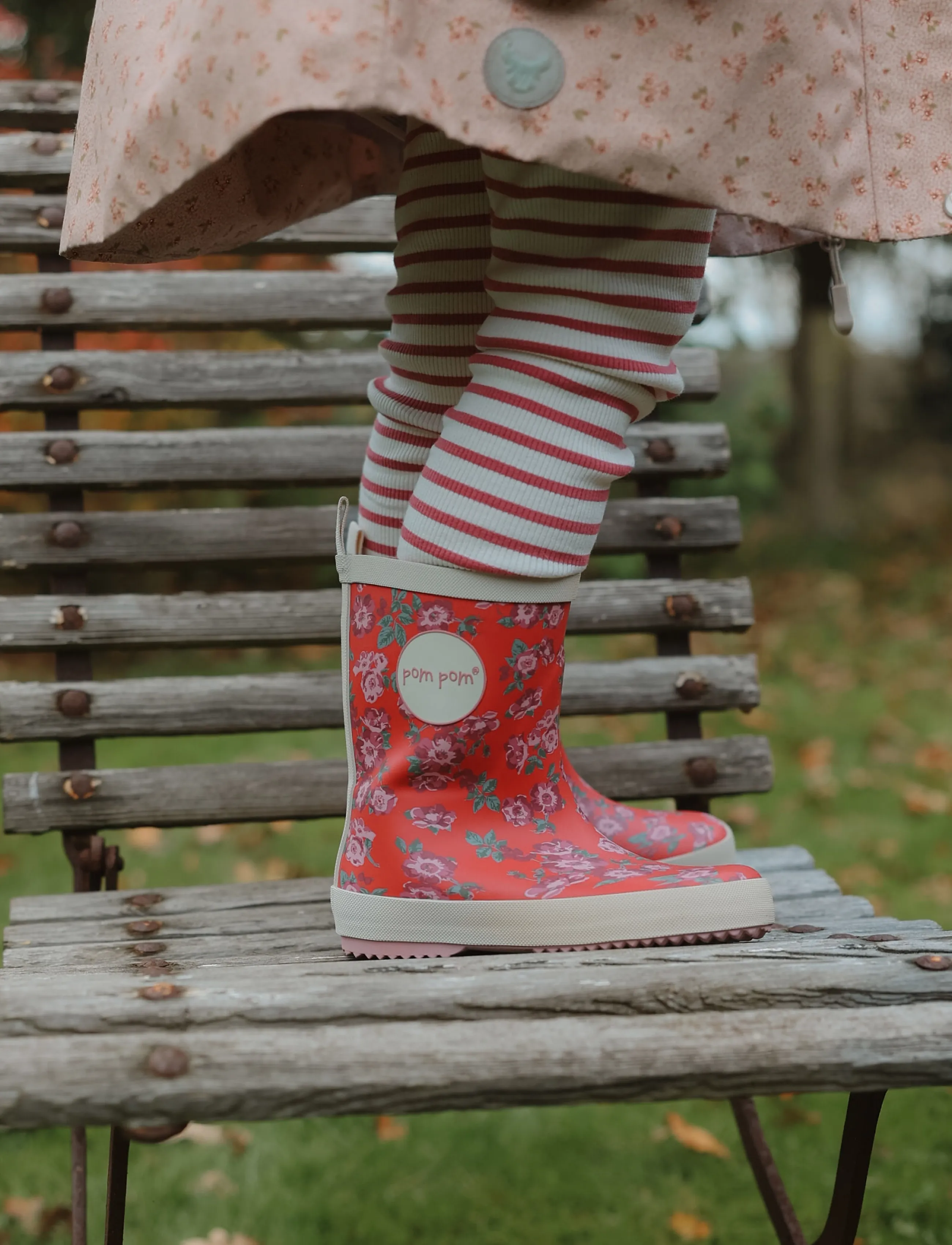 Pom Pom - PMBliss Gumboots AOP - haute red rosehip aop - 0