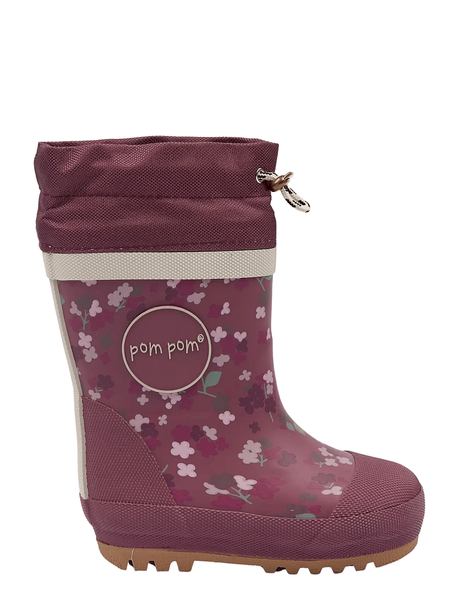 Pom Pom - Brynn GumBoots Thermo AOP - gefütterte gummistiefel - roan rouge hydranger aop - 1