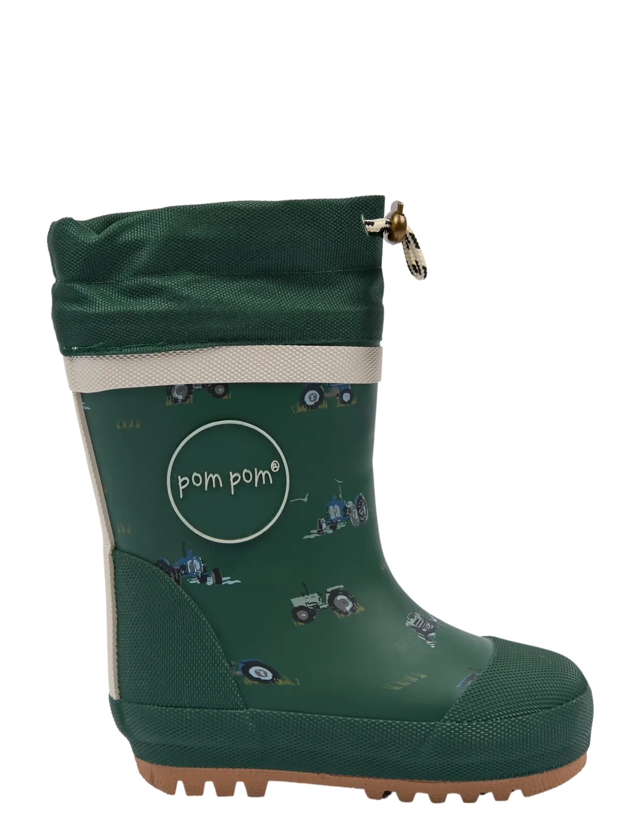 Pom Pom - Brynn GumBoots Thermo AOP - trekking green tractor aop - 2