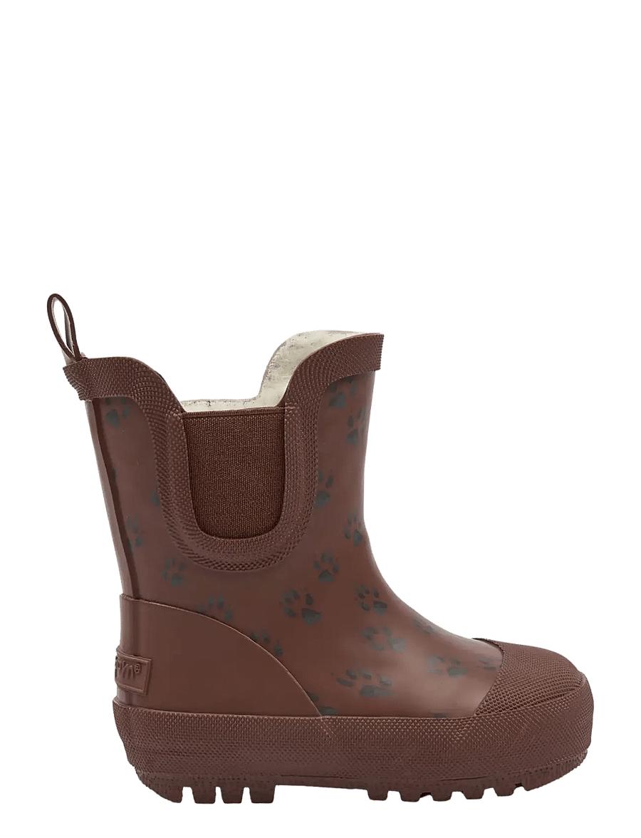 Pom Pom - Brook GumBoots Thermo Ankle AOP - gefütterte gummistiefel - tortoise shell paw aop - 1