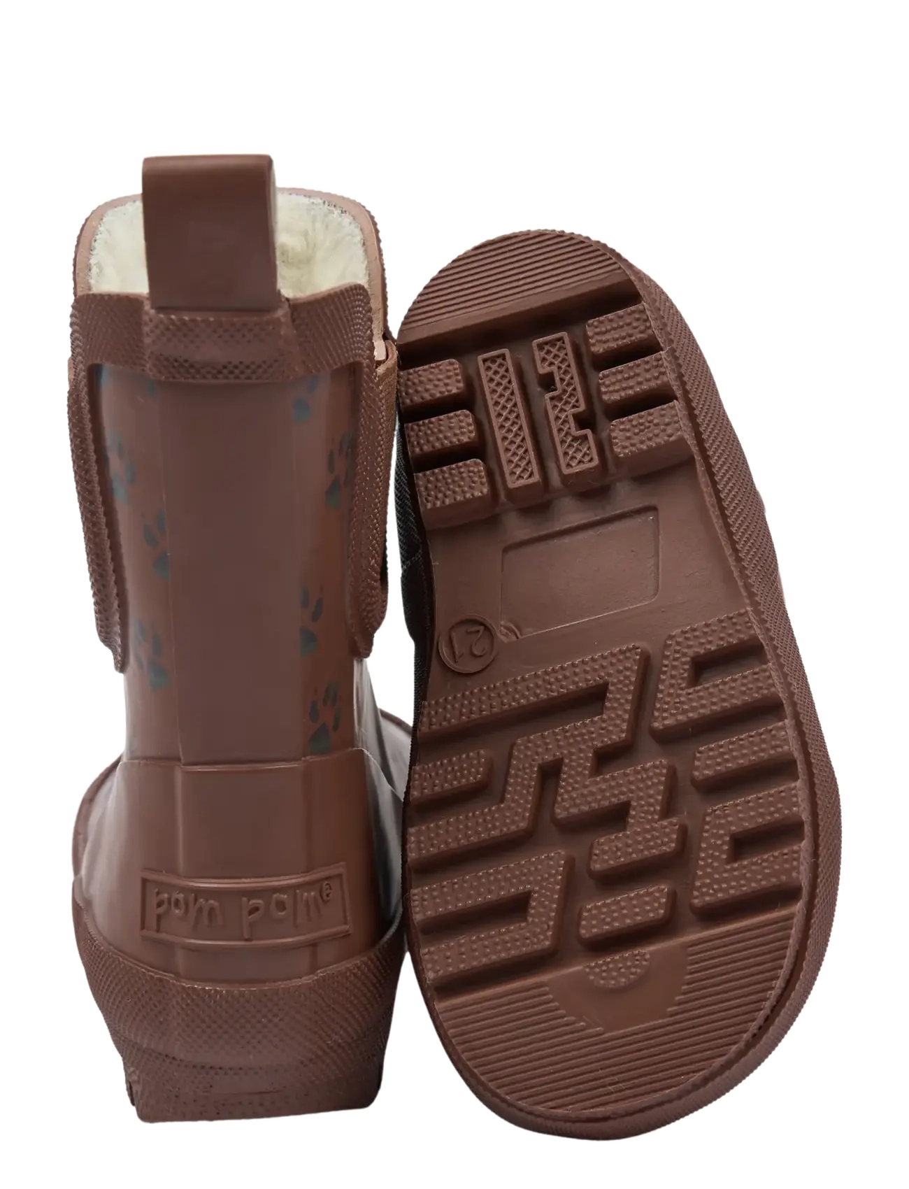 Pom Pom - Brook GumBoots Thermo Ankle AOP - gefütterte gummistiefel - tortoise shell paw aop - 2