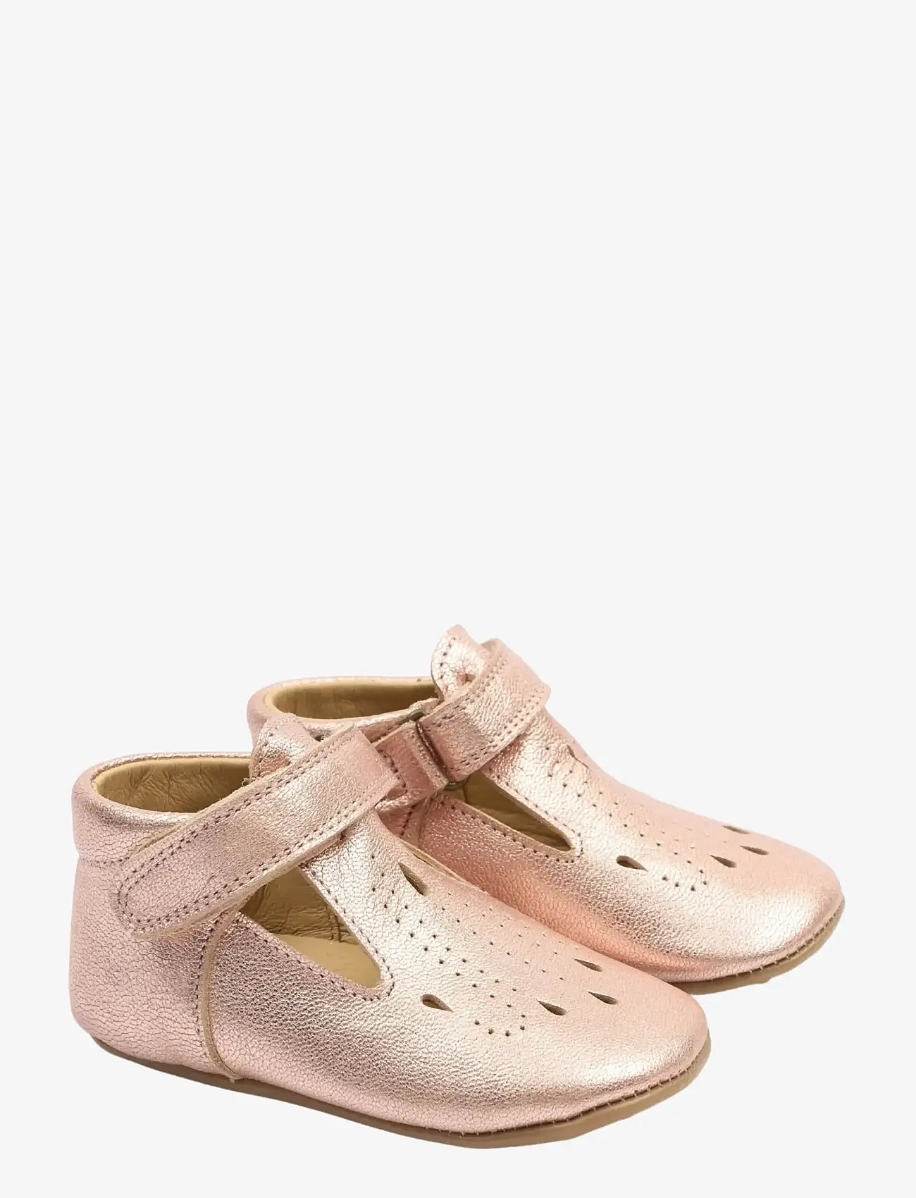 Pom Pom - Beginners™ Ballerina T-bar - hjemmesko - metallic rose - 0