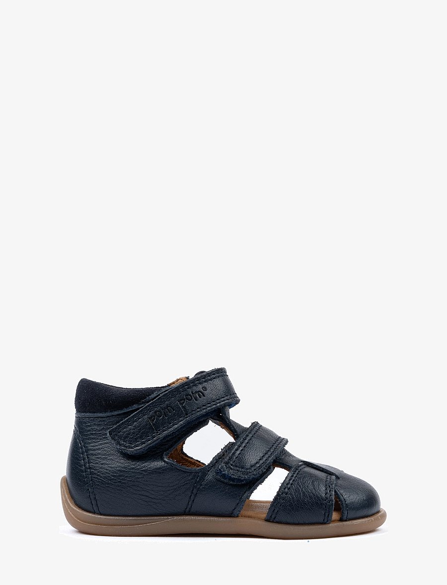 Pom Pom - Starters™ Two Velcro Sandal - navy - 1