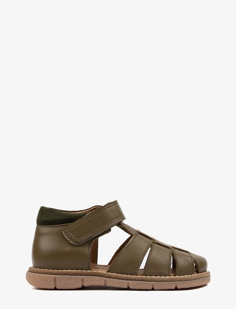 Pom Pom - Classic™ Velcro Sandal - dusty olive - 2