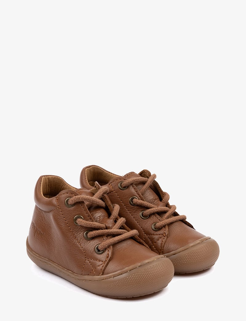 Pom Pom - First™ Sport Lace Shoe - lastele, kes veel ei käi - camel - 1