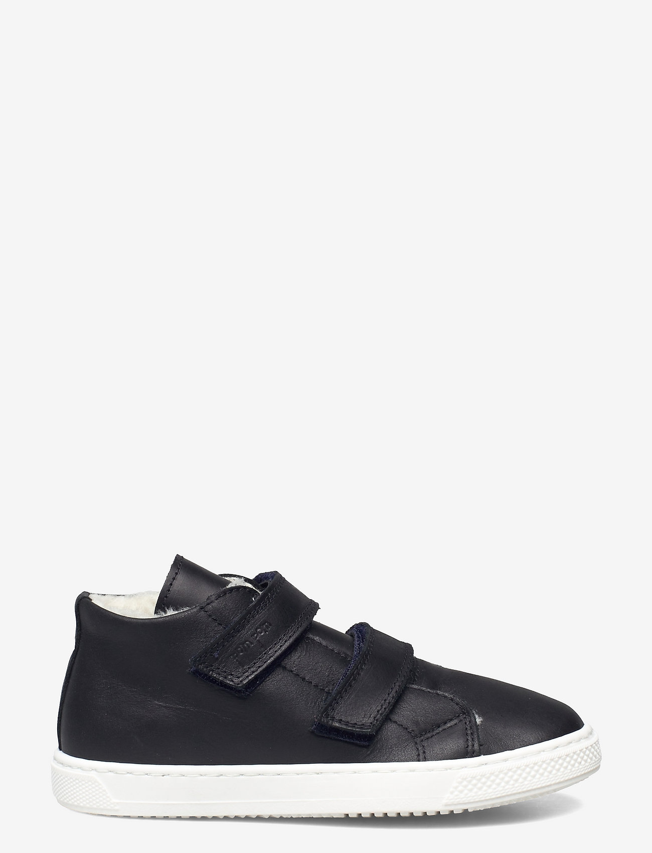 Pom Pom - Velcro High Top Fur Sneaker - za kostkę - black negro - 1