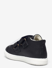 Pom Pom - Velcro High Top Fur Sneaker - ar paaugstinātu potītes daļu - black negro - 2