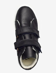 Pom Pom - Velcro High Top Fur Sneaker - za kostkę - black negro - 3