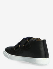 Pom Pom - Velcro High Top Sneaker - ar paaugstinātu potītes daļu - black negro - 2