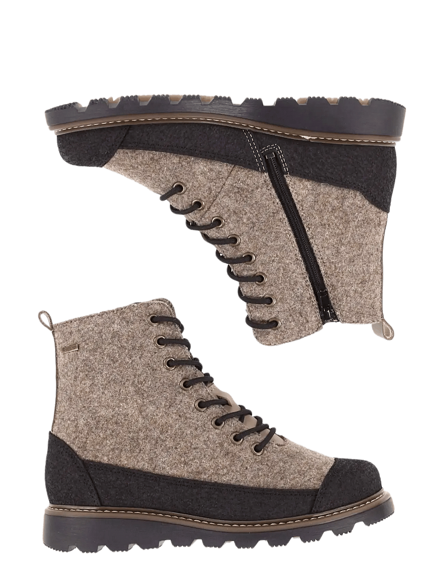 Pomar - PERHO GORE-TEX® Ankle Boots - paeltega saapad - beige - 3