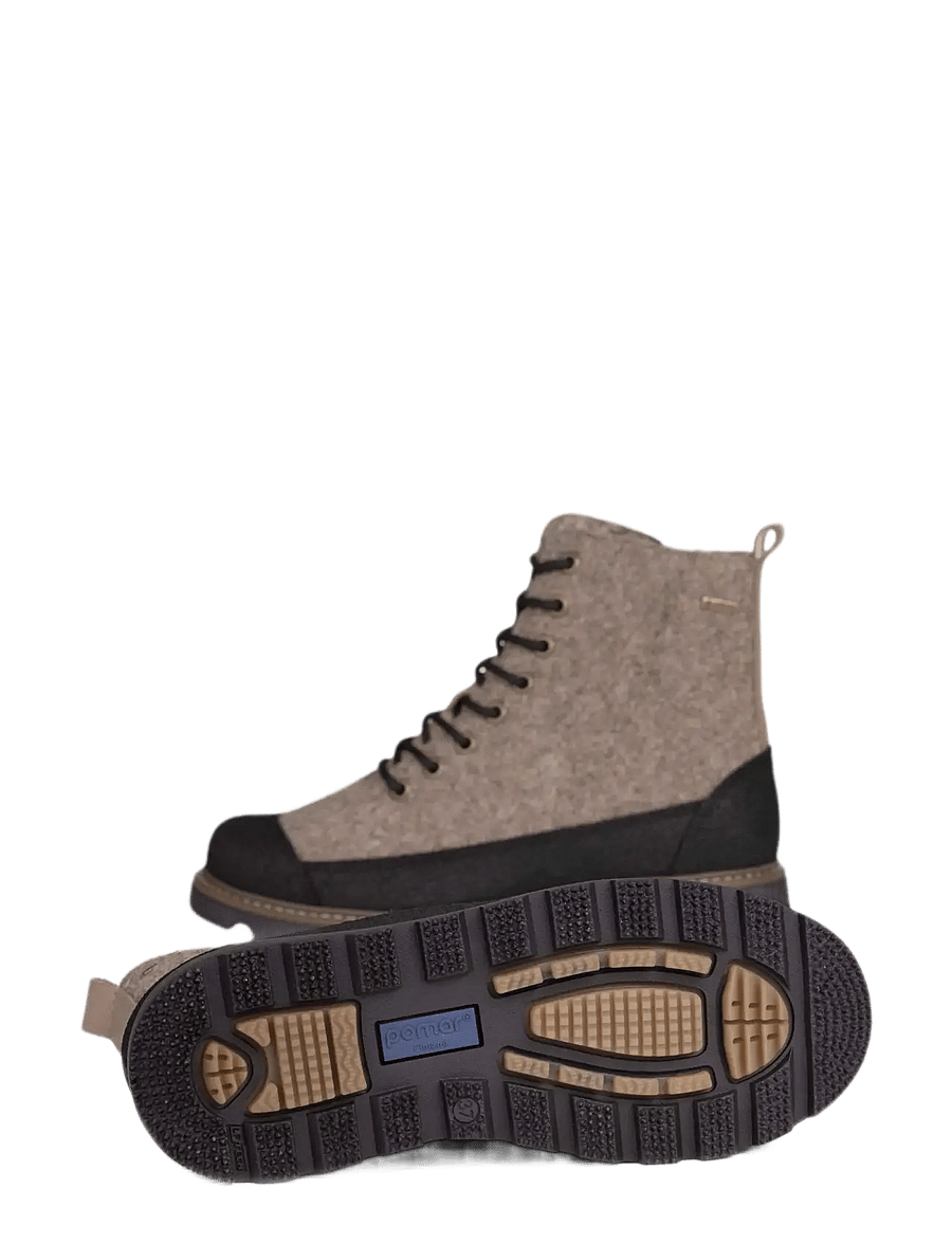 Pomar - PERHO GORE-TEX® Ankle Boots - paeltega saapad - beige - 4