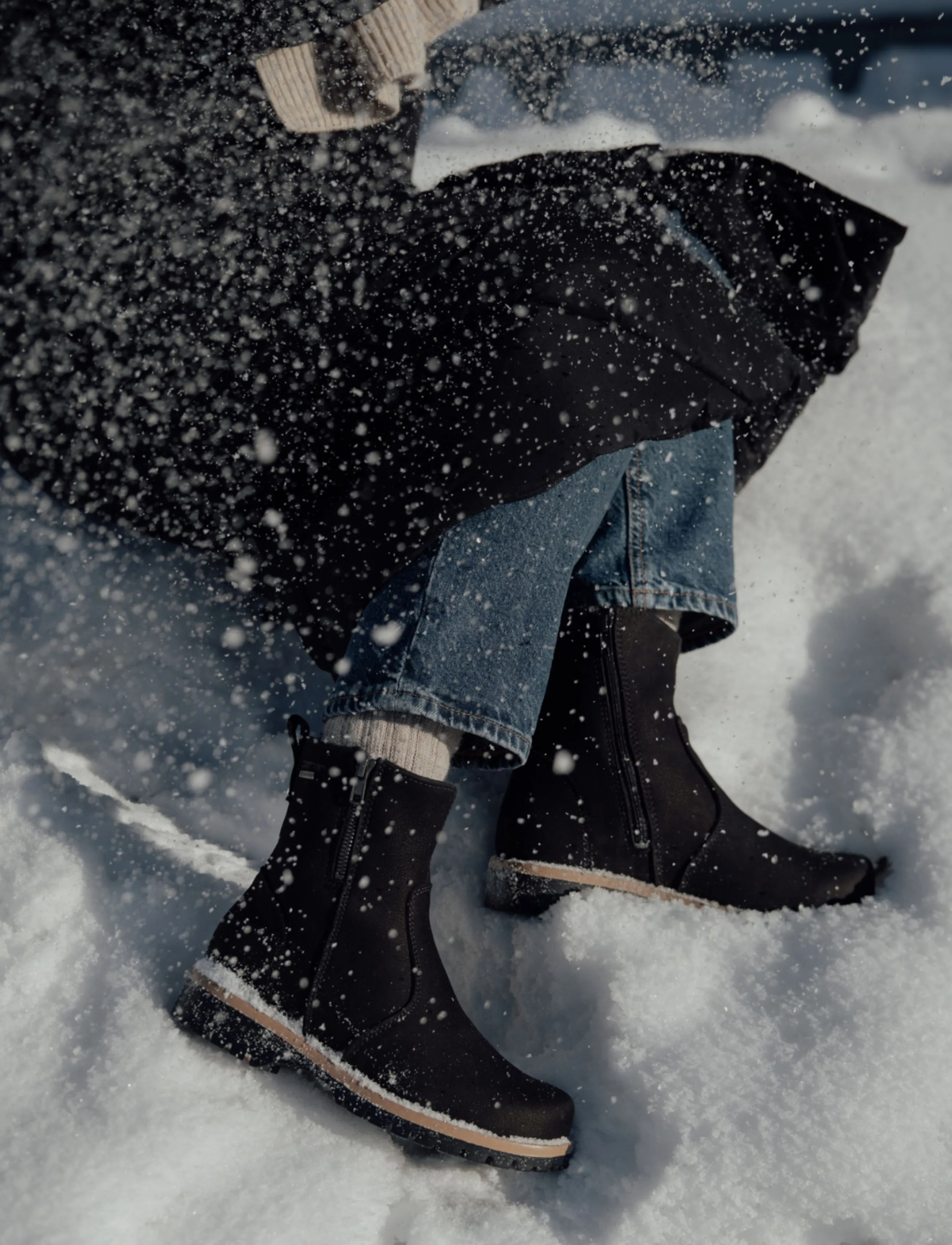 Pomar - TASSU GORE-TEX® Ankle Boots - vintersko - black - 5