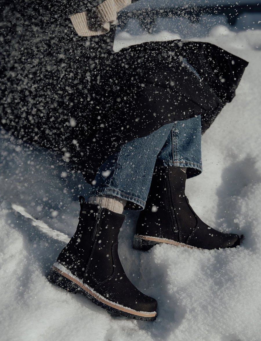 Pomar - TASSU GORE-TEX® Ankle Boots - vintersko - black - 5