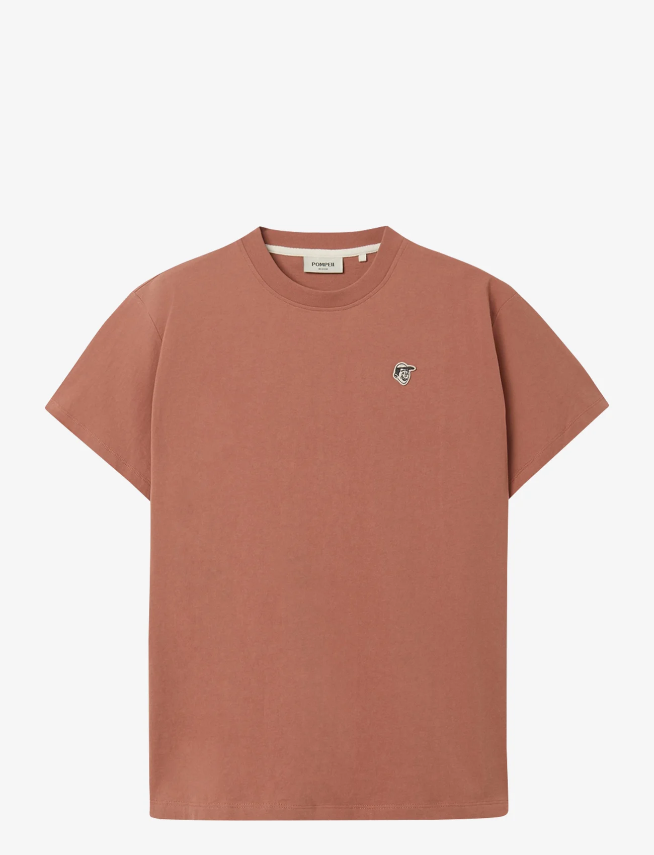 Pompeii - EMILIO TEE - short-sleeved t-shirts - salmon - 0