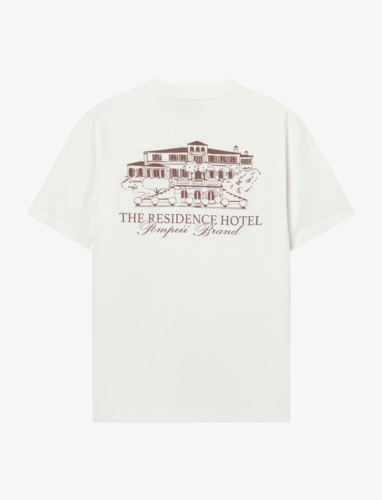 Pompeii - RESIDENCE GRAPHIC TEE - short-sleeved t-shirts - white - 1