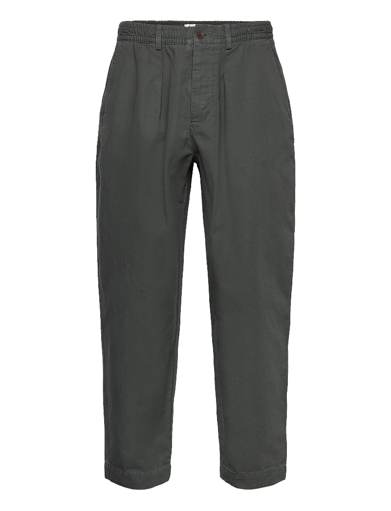 Pompeii - EMERALD CANVAS LOOSE TROUSER - chinos - green - 0
