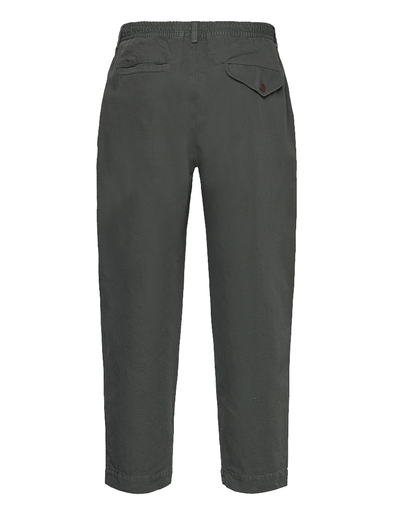 Pompeii - EMERALD CANVAS LOOSE TROUSER - chinos - green - 1