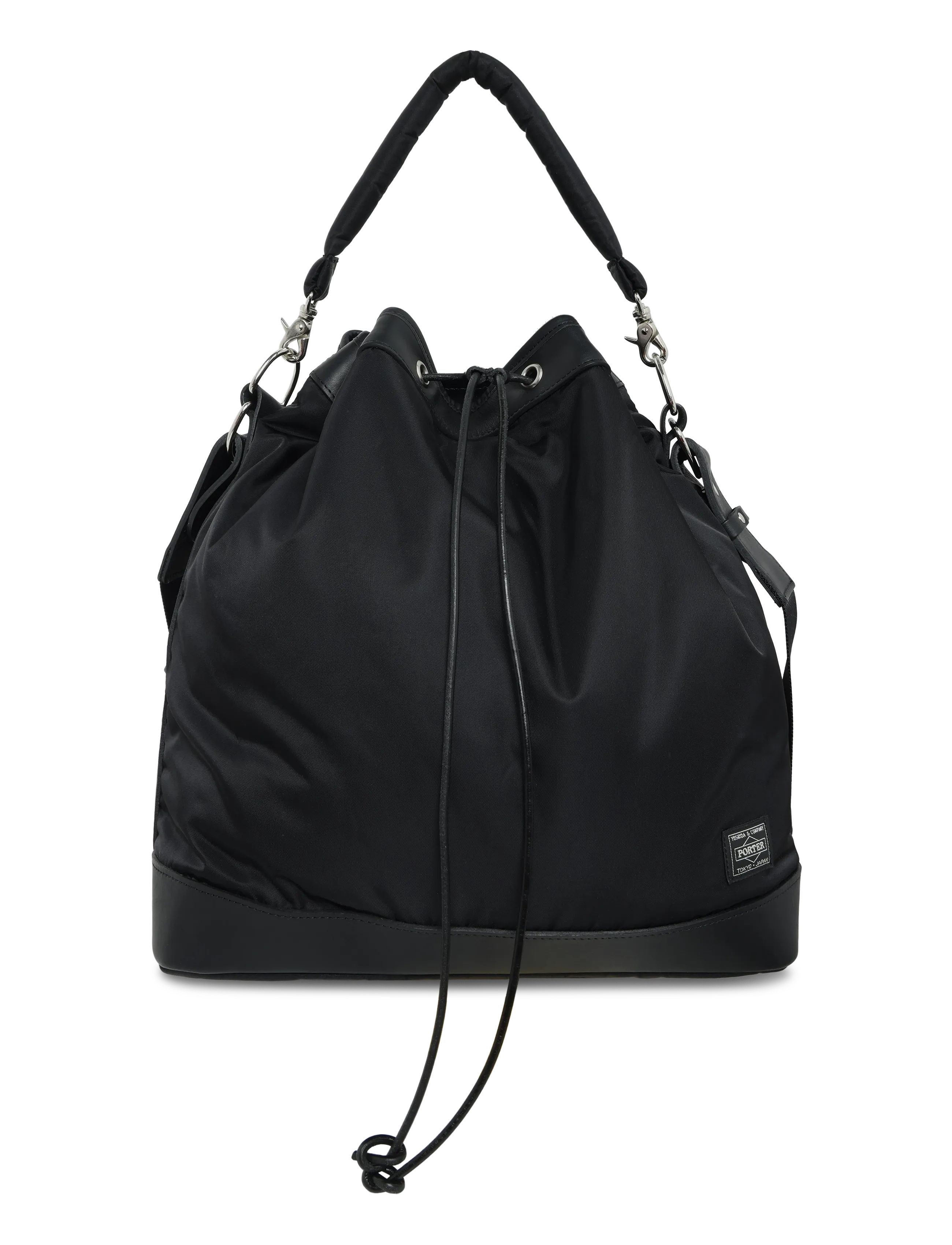 Porter Yoshida String Drawstring Bag, One Size, Black, Tasker > Skuldertasker, Herre
