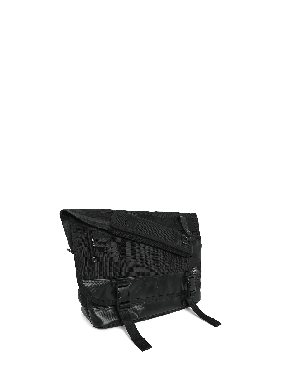 Porter Yoshida - Heat Messenger Bag - axelremsväskor - black - 2