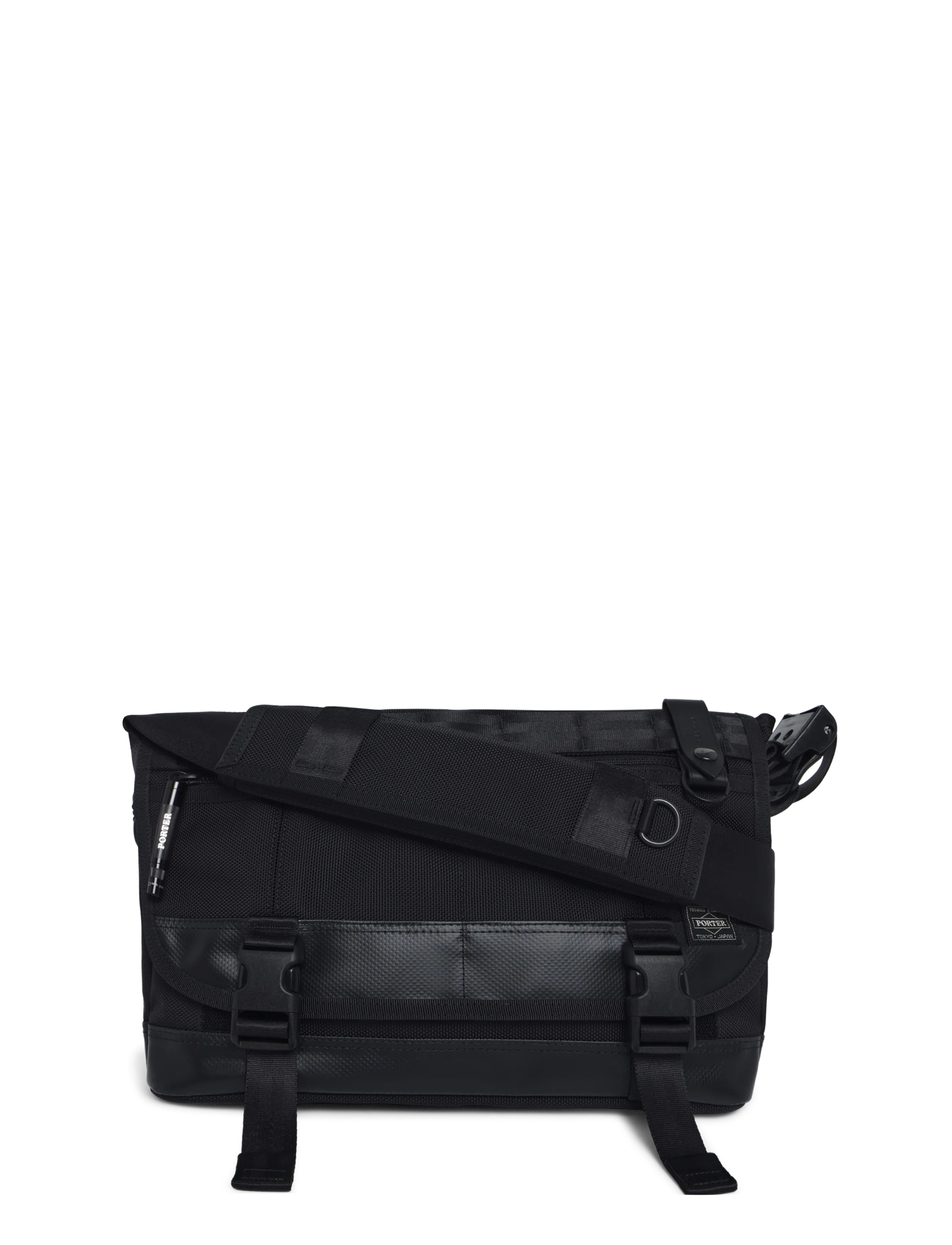 Porter Yoshida Heat Messenger Bag, Mænd, Budtaske, Sort, Str: ONE SIZE