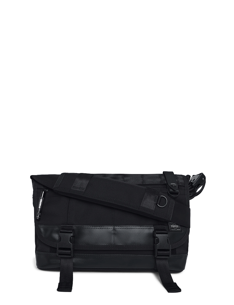 Porter Yoshida - Heat Messenger Bag - schultertaschen - black - 0