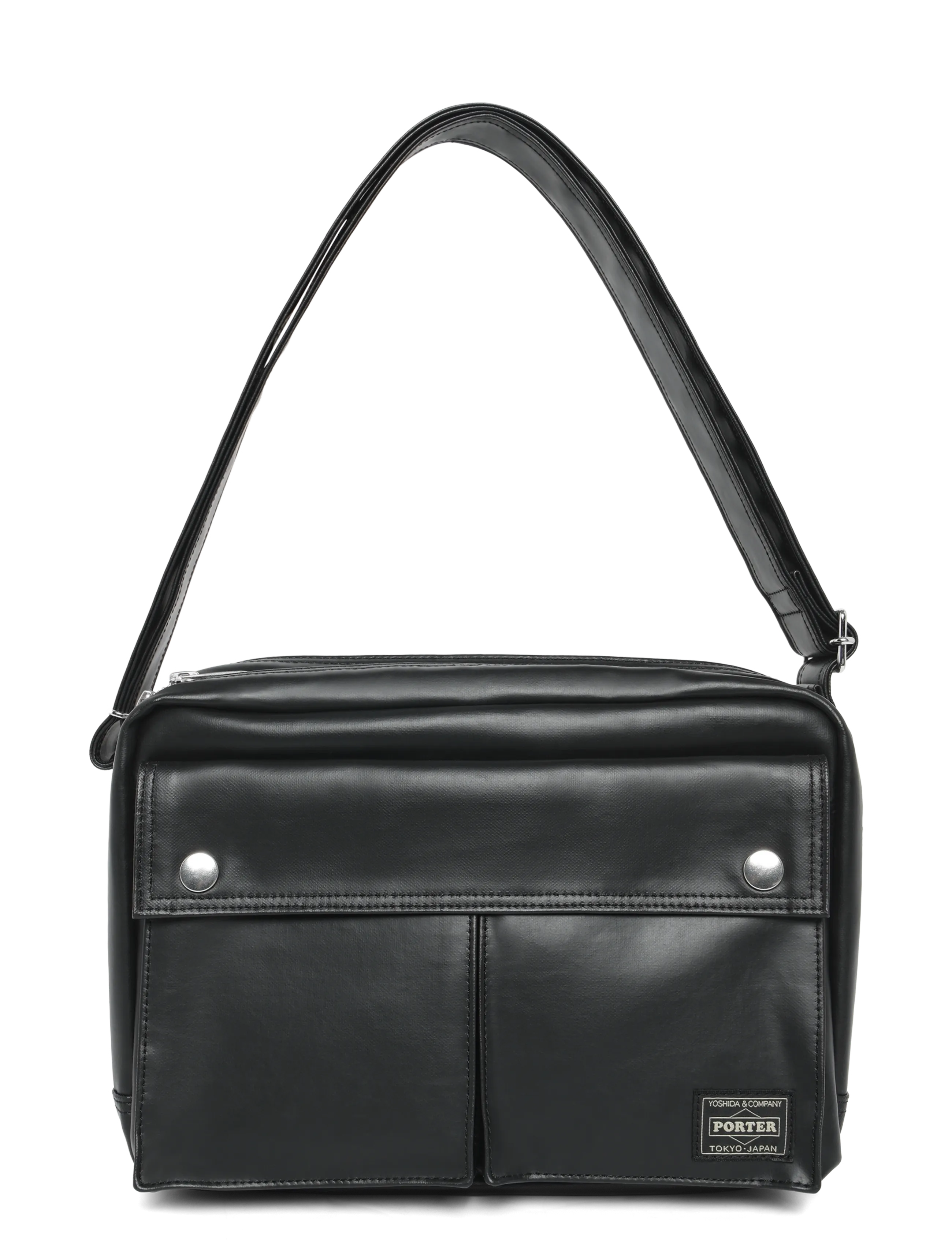 Porter Yoshida Free Style Shoulder Bag, One Size, Black, Tasker > Skuldertasker, Herre