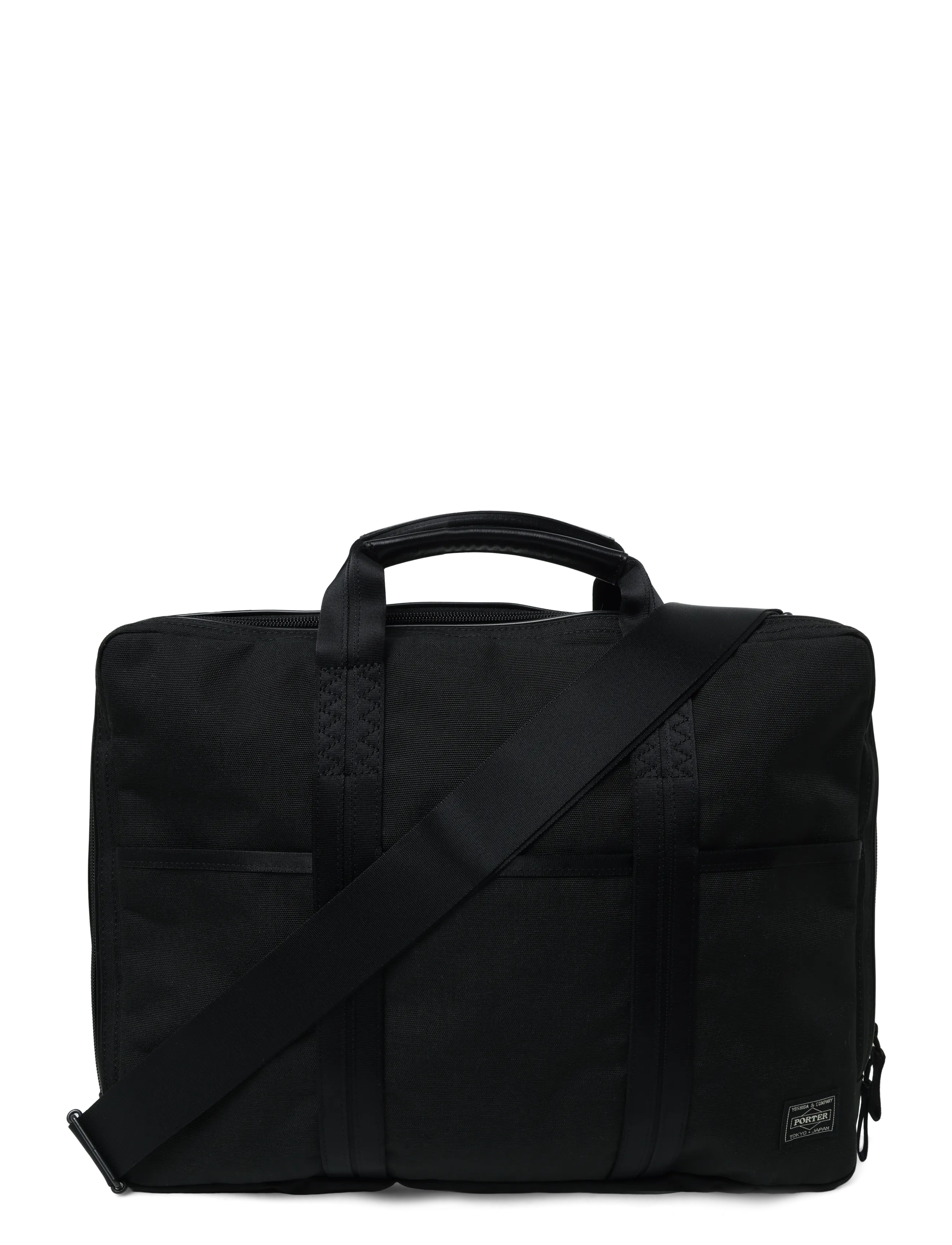 Porter Yoshida Hybrid 2 Way Briefcase, One Size, Bags, Schwarz - Briefcases, Männerswear
