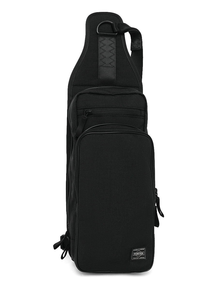 Porter Yoshida - Hybrid Sling Shoulder Backpack - black - 0