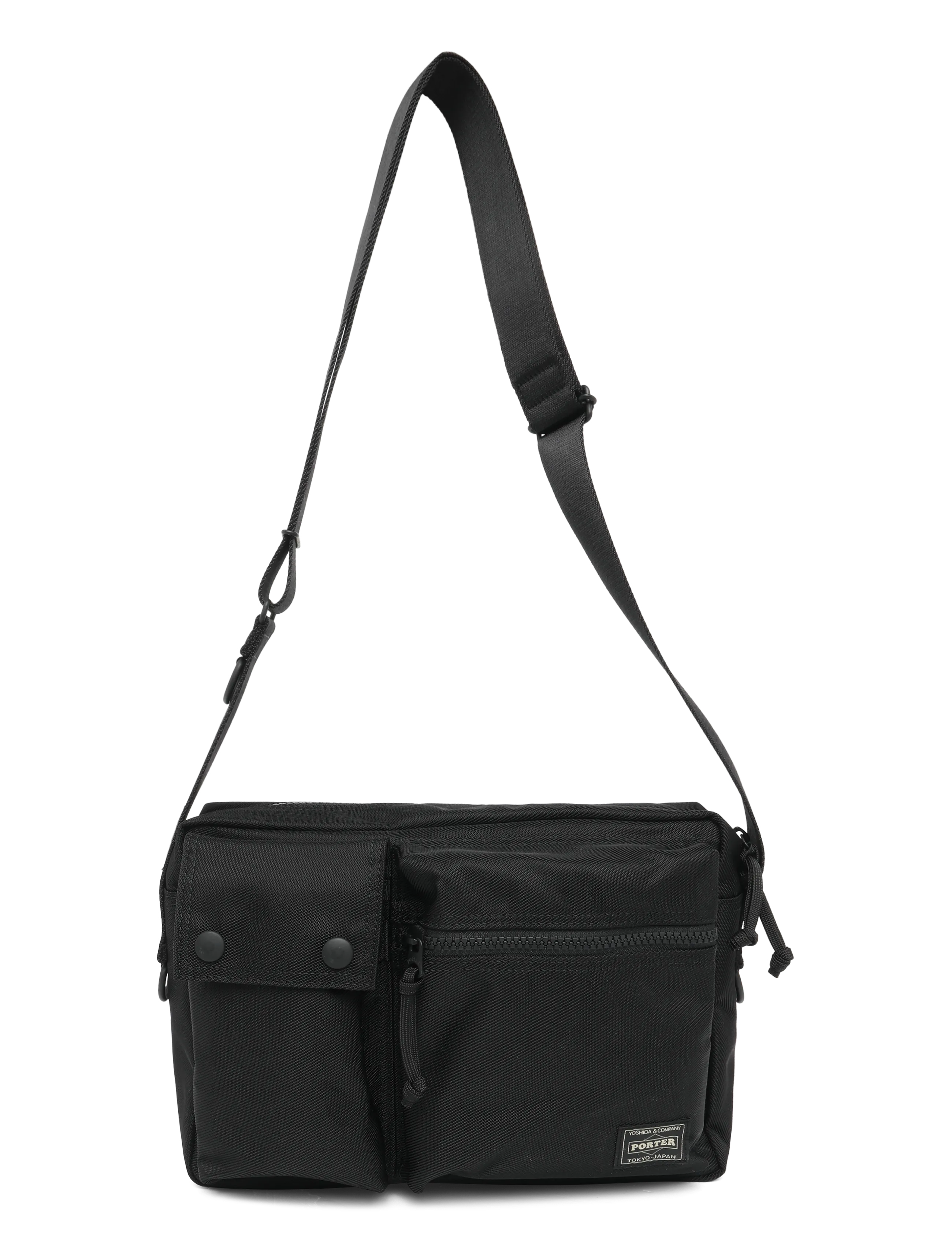 Porter Yoshida Unit Shoulder Bag, One Size, Bags, Schwarz - Männerswear