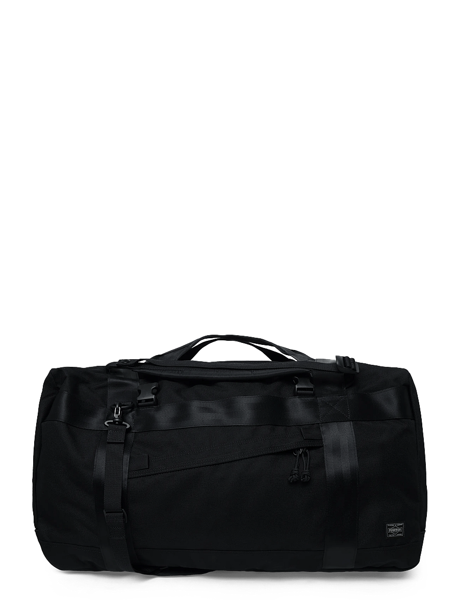 Porter Yoshida - Booth Pack 3 Way Duffle Bag - duffelväskor - black - 0