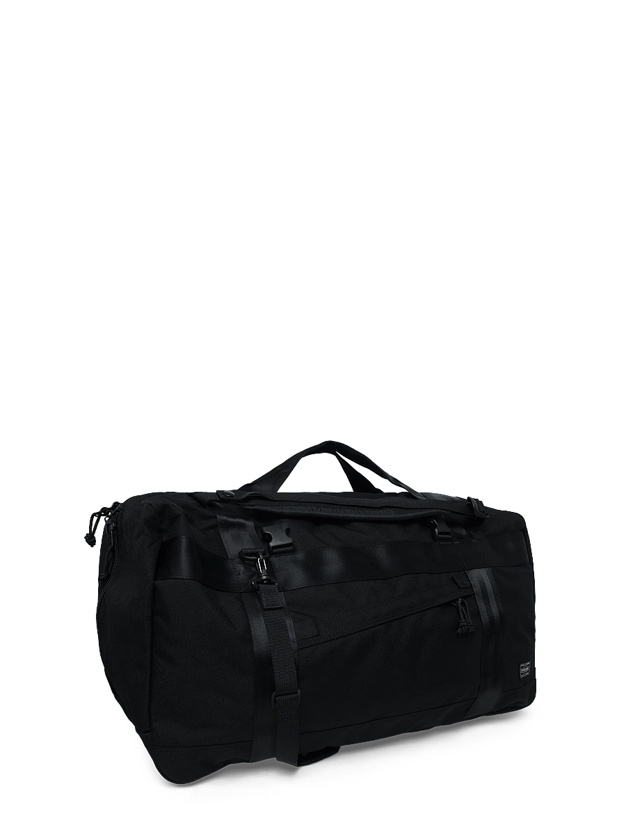 Porter Yoshida - Booth Pack 3 Way Duffle Bag - duffelväskor - black - 2